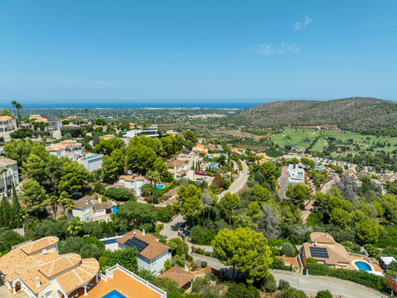 Exclusiva villa de lujo en venta en La Sella con unas vistas preciosas.